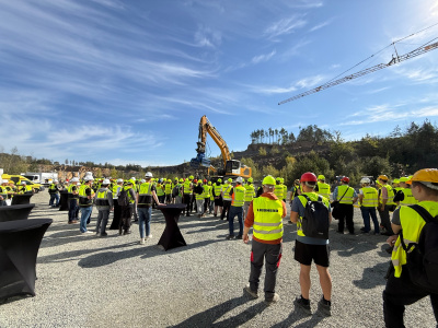 Předváděcí akce strojů LIEBHERR 2