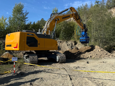 Předváděcí akce strojů LIEBHERR 6